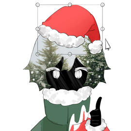 (oc) nuru - there u go, png of santa hat for the christmas spirit,